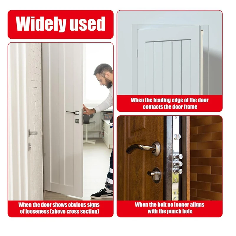 ГОРЯЧИЙ! Ключ для регулировки зазоров петель, инструмент для регулировки стальных дверных петель 0,91-0,98 дюйма, гаечный ключ для ремонта дверных петель, практичные инструменты