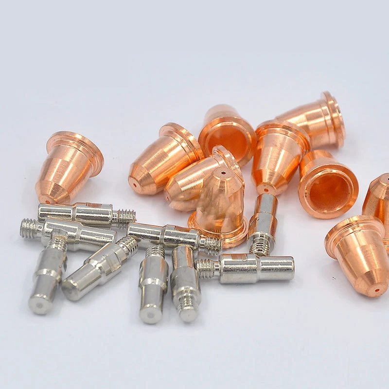 20Pcs S45 Consumables Kit Electrode 0.8mm Nozzle Tip For Plasma Cutter Torch Damom