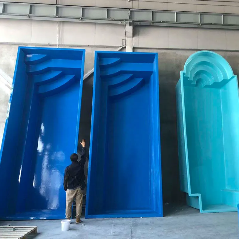 20Ft Spa Pool Mold Mosaic Design Portable Water Backyard Freestanding Fiberglass Piscina Indoor Pool