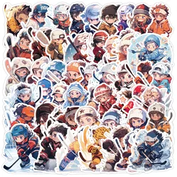 10/30/50PCS Cute Children's Ice Hockey Sports Graffiti Stickers Waterproof Decals Kids Toys DIY Water Cup Thermos Cup Stickers