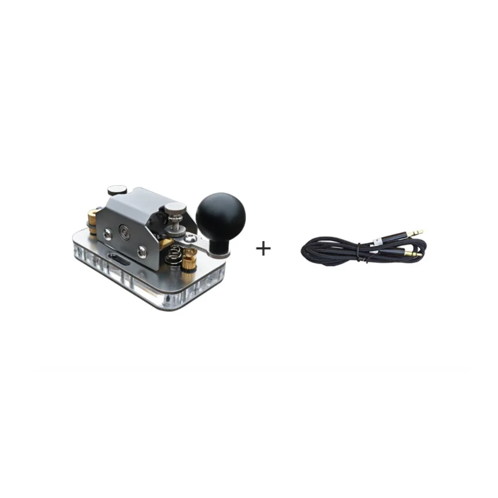1set Manual Morse-Code Keyer Mini CW Manual Switch Learning And Training Radio Telegraph Transmitter CW Practice Key CW Trainer