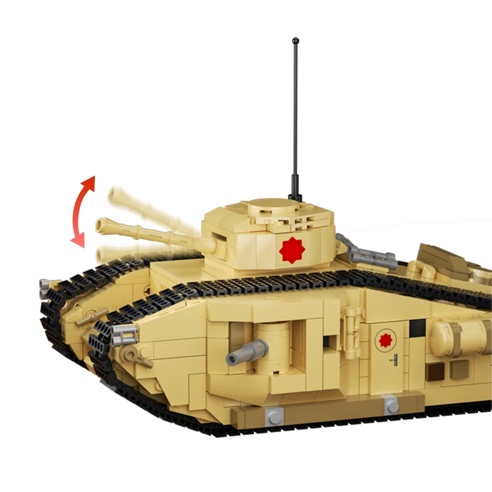 Gobricks MOC إنديانا جونز آخر الصليبية دبابة عسكرية مغامرة غزاة نموذج الطوب بنة مجموعة لعب للأطفال هدية