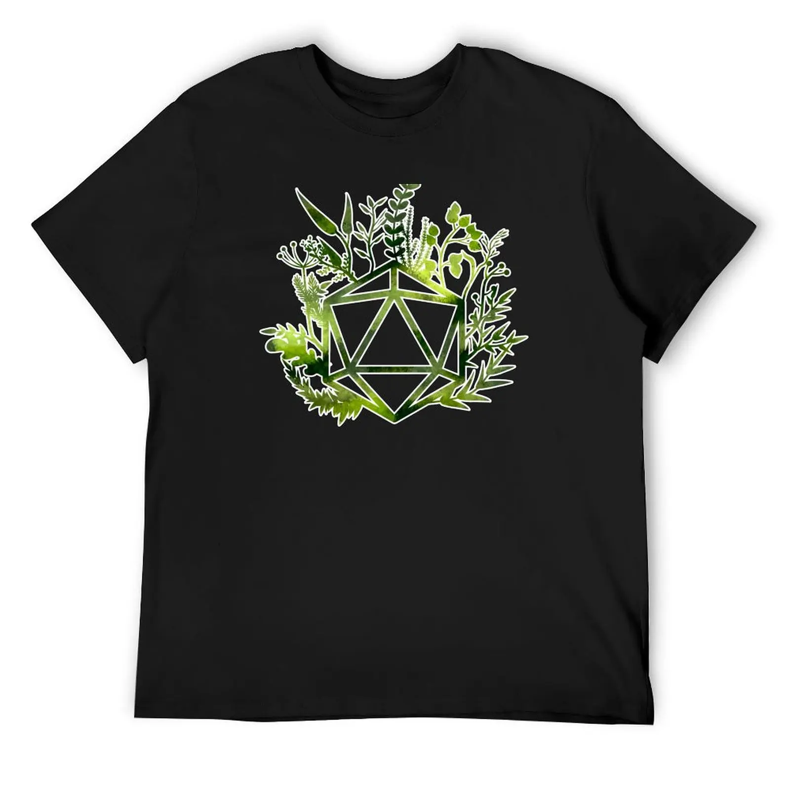 

Dice and Plants T-Shirt korean fashion shirts graphic tees mens graphic t-shirts anime