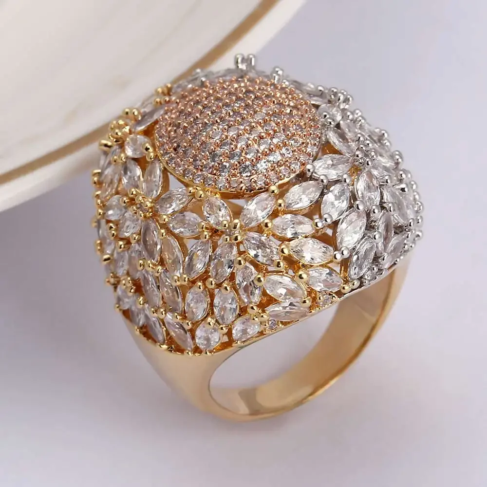 JEWEL 2024 New Style Luxury Cubic Zirconia CZ High Quality Micro Paved AAA Cubic Zirconia For Women Wedding Party Gift