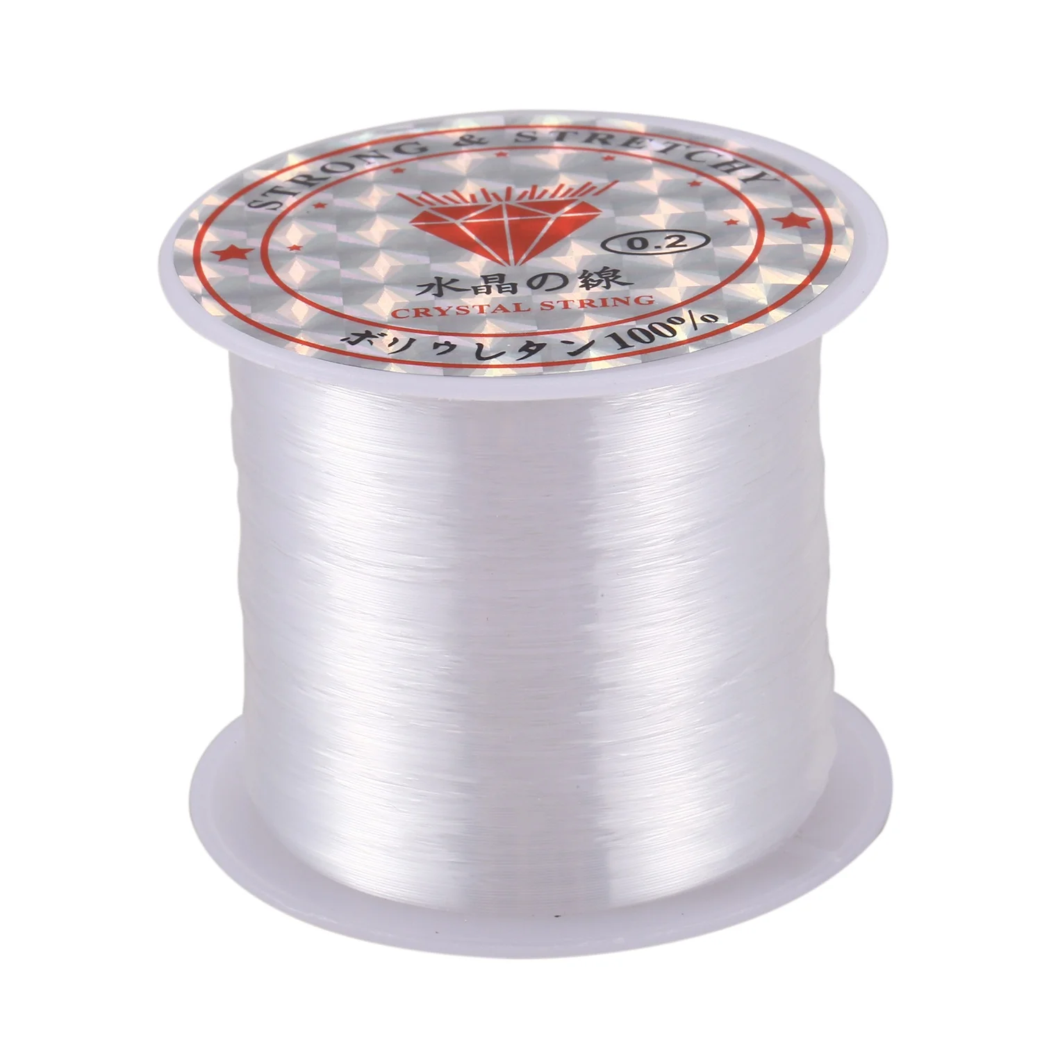 0.2mm Diameter Clear Nylon Fish Fishing Spool Beading String