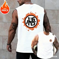 Dragon Ball Inspired Goku Black Tank Top – Anime Gym Sleeveless Shirt - Image 2