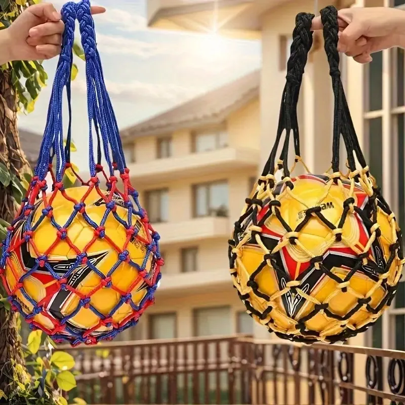 دائم النايلون كرة السلة كرة القدم صافي حقيبة كرة السلة كرة القدم الكرة الطائرة صافي حقيبة حقيبة التخزين كرة القدم صافي حقيبة #1