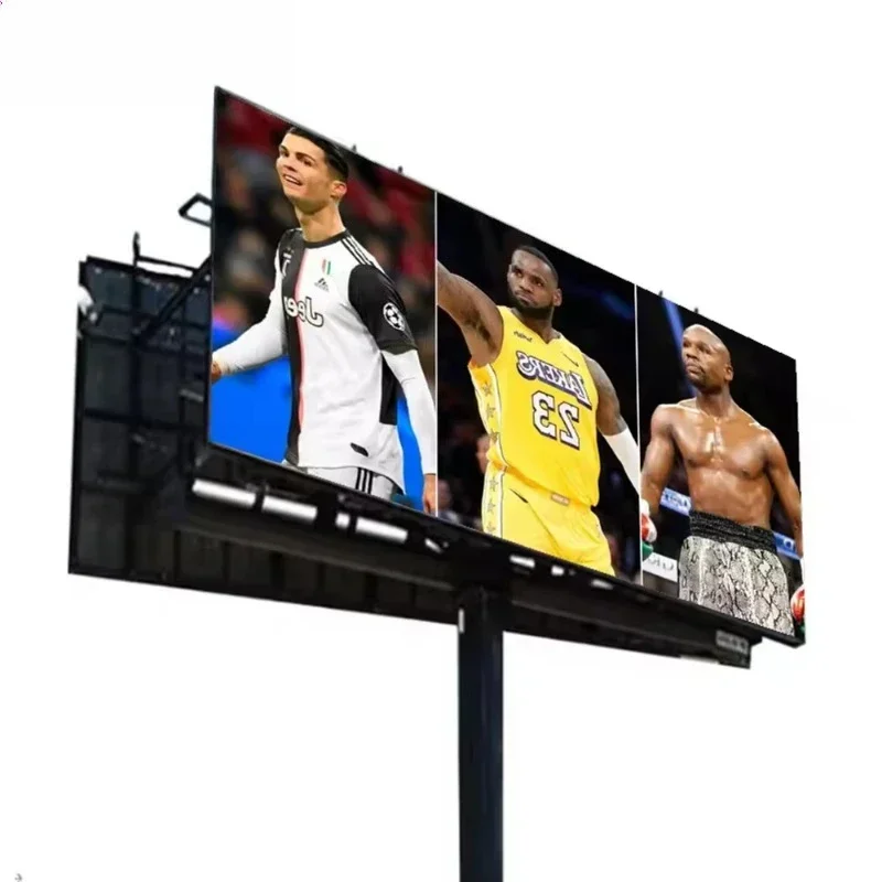 Football stadium peripheral advertising outdoor luminous display panel