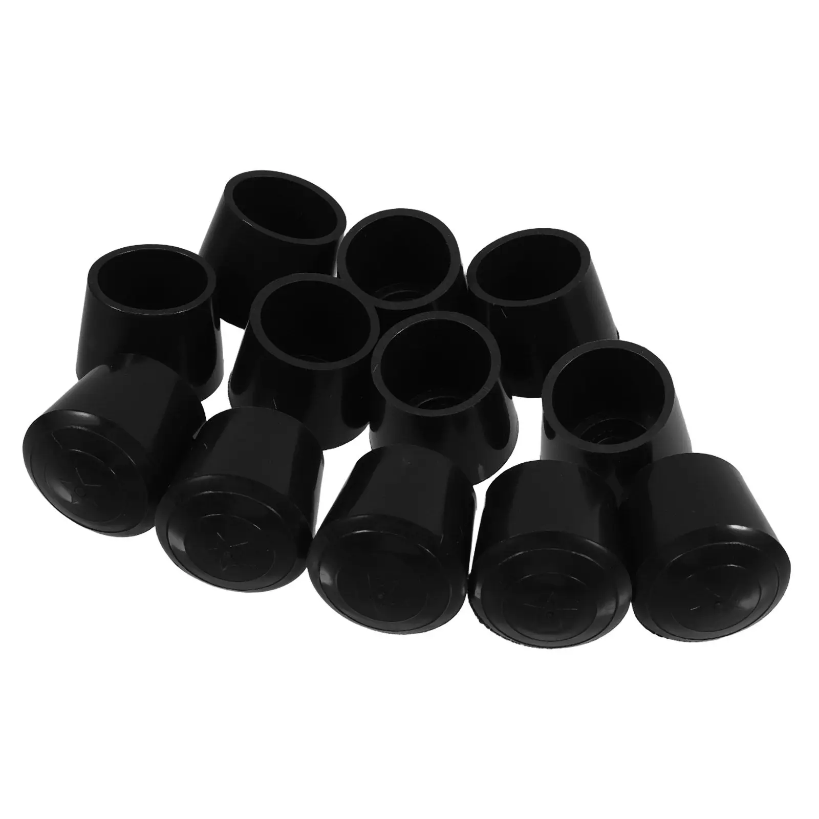 12Pcs Furniture Rubber Foot Caps Chair Leg Protectors Anti-Scratch Floor Covers Noise Reduction Soft Silicone Chair Protective
