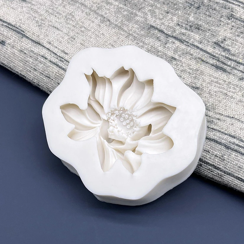 Flower Lotus Rose Daisy Silicone Mold Sugarcraft Chocolate Cupcake Baking Mold Fondant Cake Decorating Tools