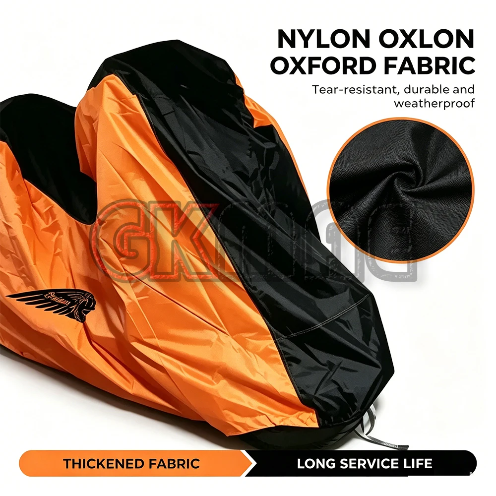 For Indian Scout Bobber 1250 Motorcycle Oxford Cloth Protective Cover Waterproof Rainproof Sunproof Dustproof Shield