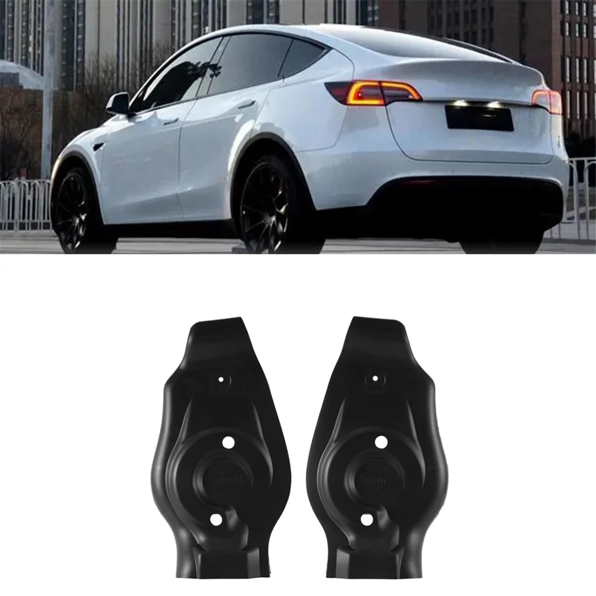 1Pair Rear Suspension Guard Lower Control Arm Cover 1111302-00-C 111130300B for Tesla Model 3/Y 2017-2024 Fender Bracket