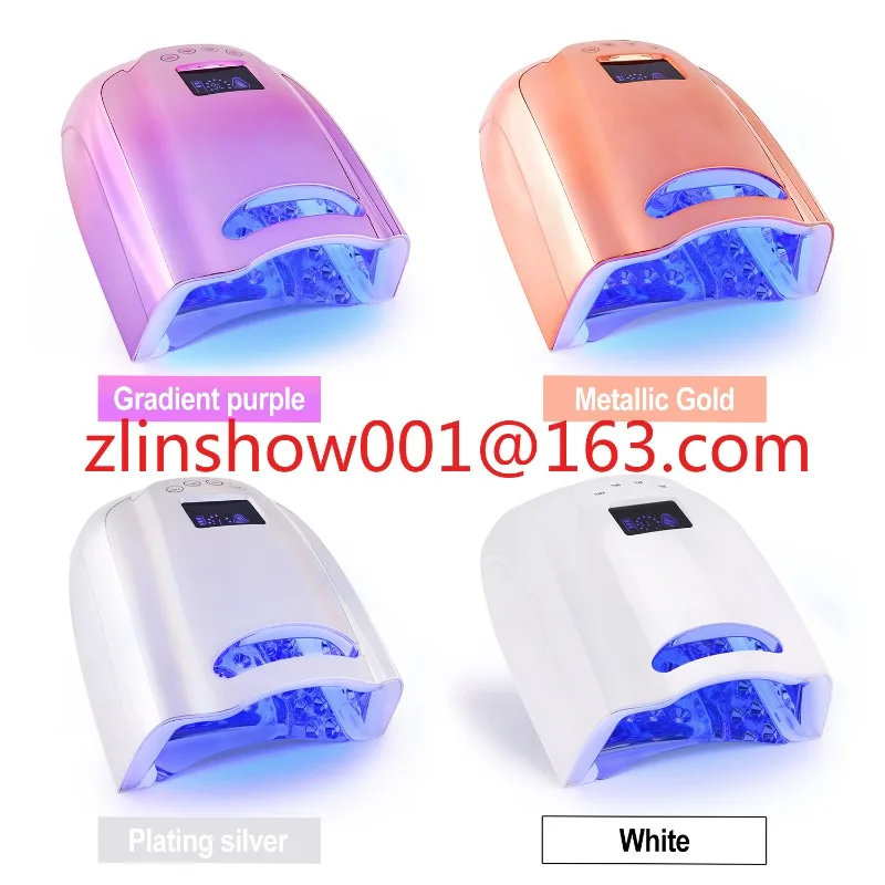 2025 أحدث 128 واط LED مسمار مصباح قابلة للشحن المهنية الرقمية الفن مجفف تصفيح الفضة 365nm شعار عالي للتخصيص #3