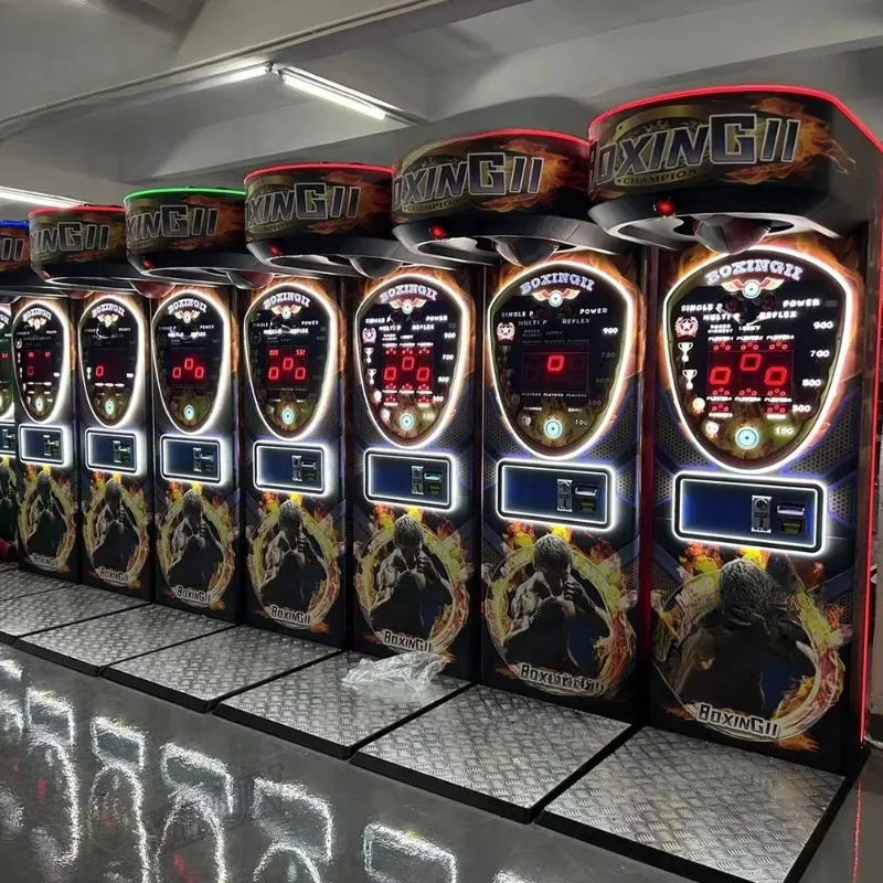 Big Punch Boxing Game Machine Low Price Electronic Coin Operated Boxing Machine for Sale Customized