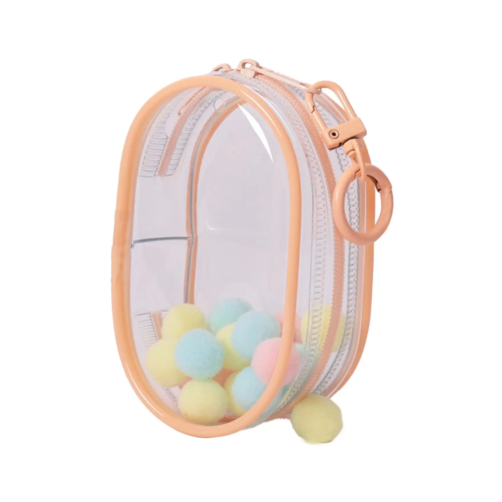 Bolsa de Exibição para Figuras de Ação Pequenas em PVC Transparente, à Prova de Poeira, com Zíper para Bonecas Articuladas e Produtos Miniatura