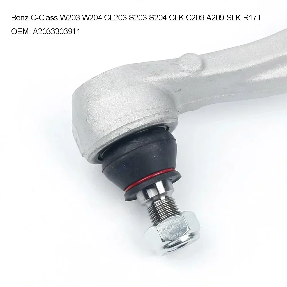 2 قطعة منحنى ذراع التحكم الأمامي لمرسيدس بنز C-Class W203 W204 CL203 S203 S204 CLK C209 A209 SLK R171 A2033303911 2033304011