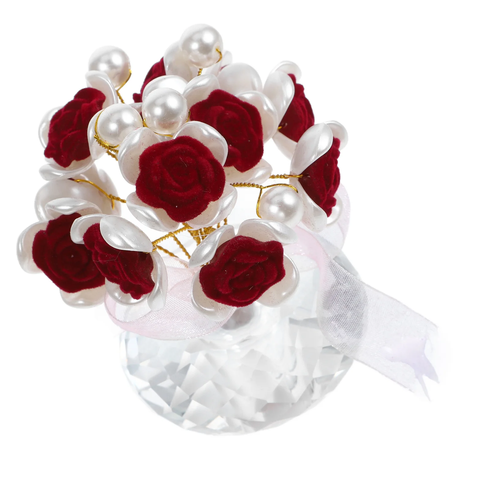 

Decoration Ornaments Rose Dashboard For Interior Elegant Decor Funny Car Accessories Car Interior Dashboard Decor