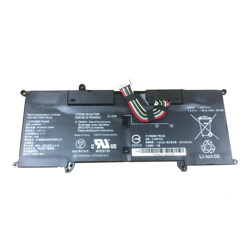 Imagem -02 - Lmdtk-bateria do Portátil para Sony Vaio Vj8bps52 7.6v 35wh 4610mah S13 Vjs112c0111b Vjs112c0311s Vjs132c0711b Vjs132c0811s Novo