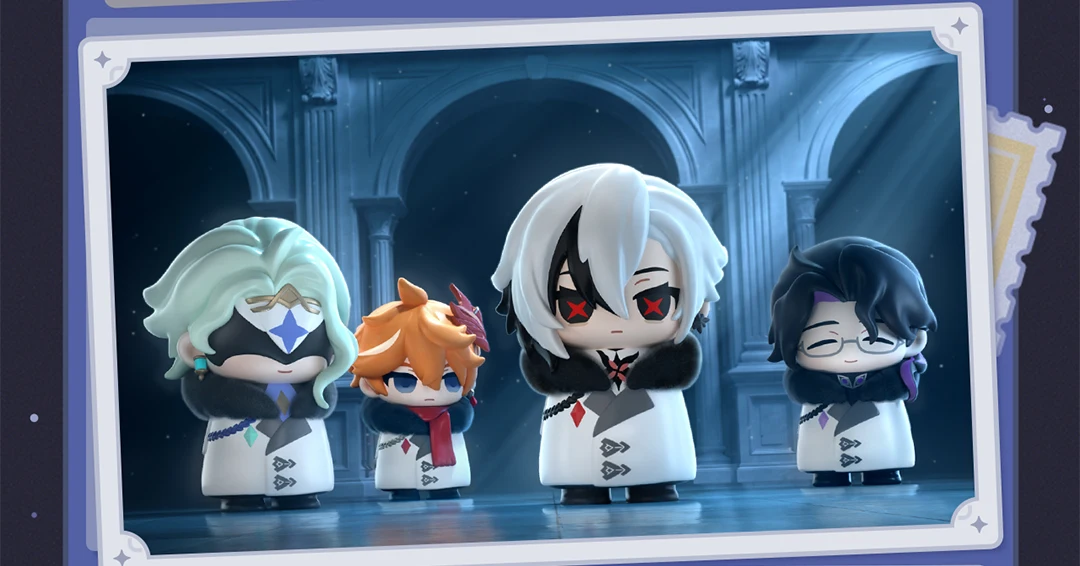 Genshin Impact Auf Lager Fatui Harbinger Serie Blind Box Kawaii Trendige Q-Version Anime-Figuren-Sammlung Desktop-Überraschungsgeschenk – Detail 22