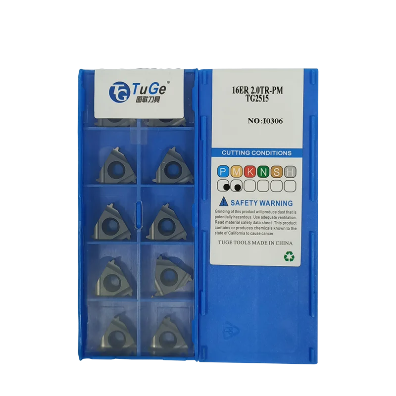 10pcs 16ER 16IR 1.0/1.5/2.0/2.5/3.0/4.0 TR Quality Carbide Thread Inserts for Stainless and Steel Processing Lathe Turning Tools