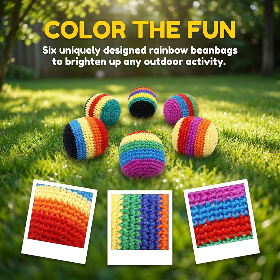 Soft Footbag Hack Sandbag Ball - Outdoor Sport Activities For Kids recension och pris