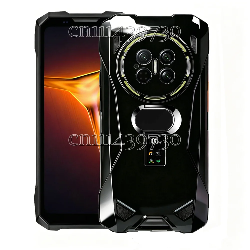 Funda para DOOGEE V Max 2, funda con soporte de anillo a prueba de golpes, funda de silicona suave con soporte de TPU para DOOGEE V Max 2 Pro