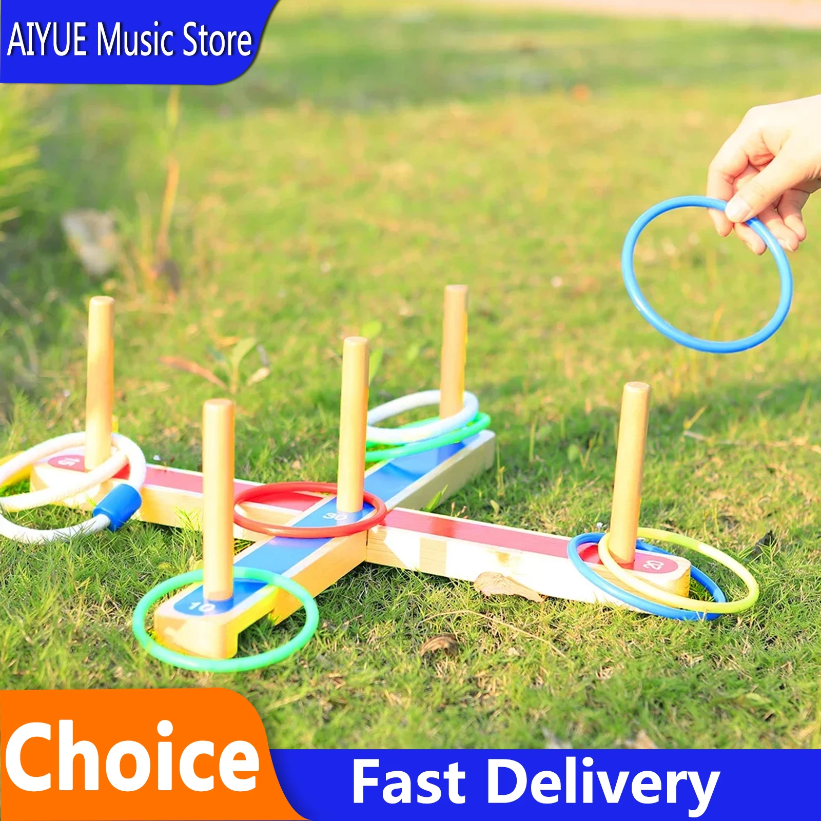 Ring Toss Outdoor - Orff Buitenspel Hoop Ring Toss Quoits