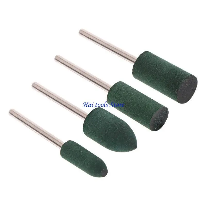 X37E 5 Pcs Abrasive Mounted Stone Rubber Mounted Point Grinding for Head Diy Surface of Jewelry Wear-resisting