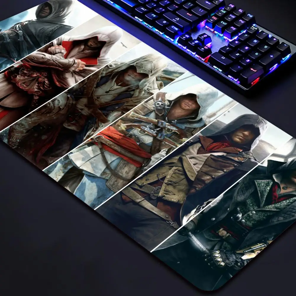 

Assassins Creed Non Slip PC Large Gaming Mousepad Accessory Gamer Mouse Pad Size For E-sports Keyboards Mat Boyfriend Gift