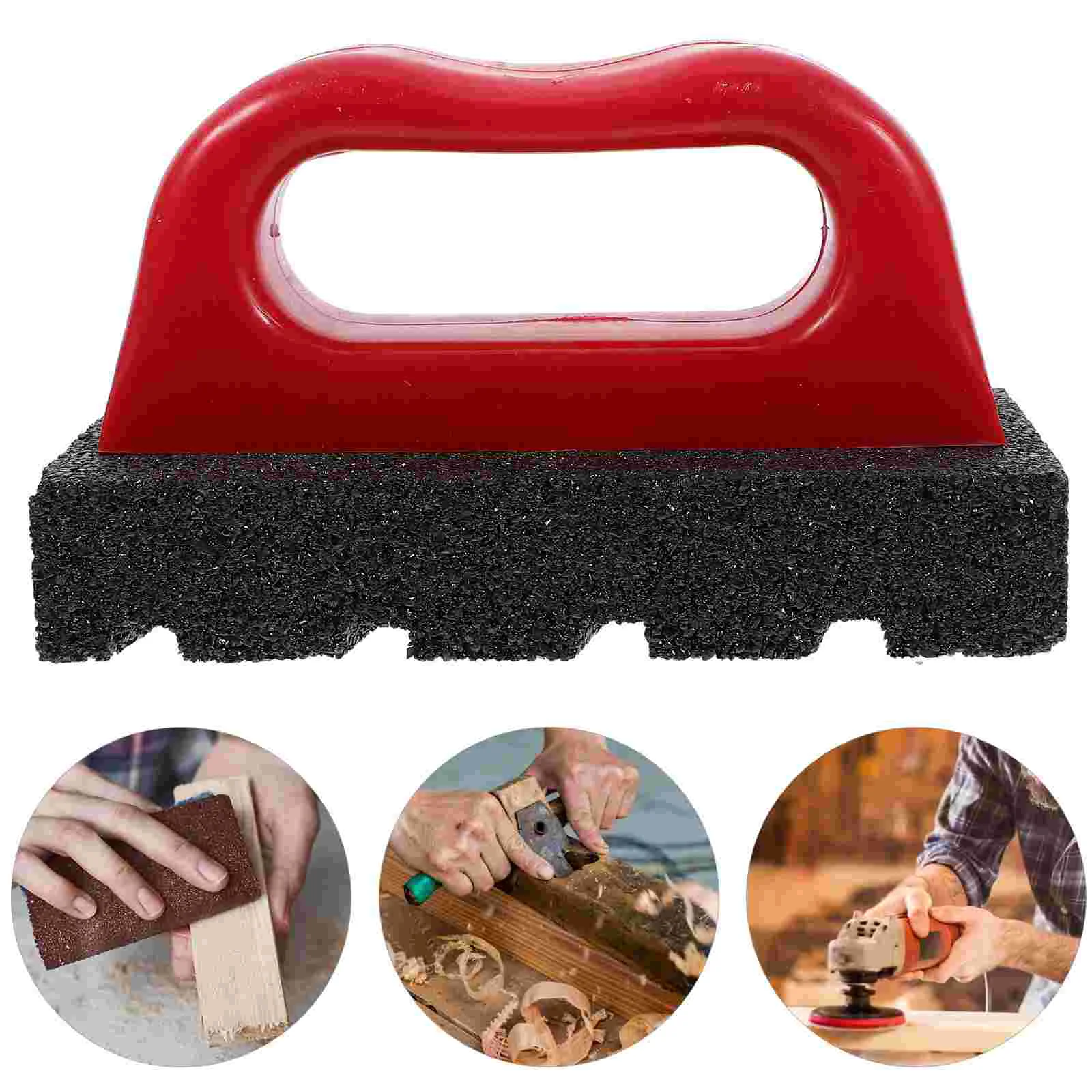 Brick Polishing Tool Rub with Handle Bricks Concrete Drill Bits Block Scrubbers Cleaner Outdoor Sander Stain Remover