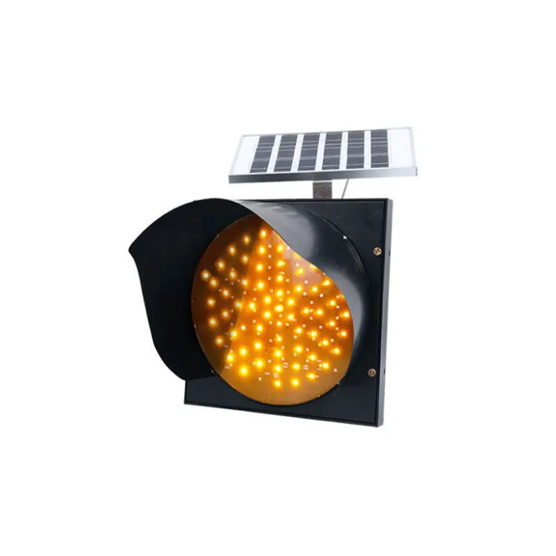 High Brightness 300mm Solar Traffic Signal Light Emitting Diode Products Road Light Emitting Diode Warning Light