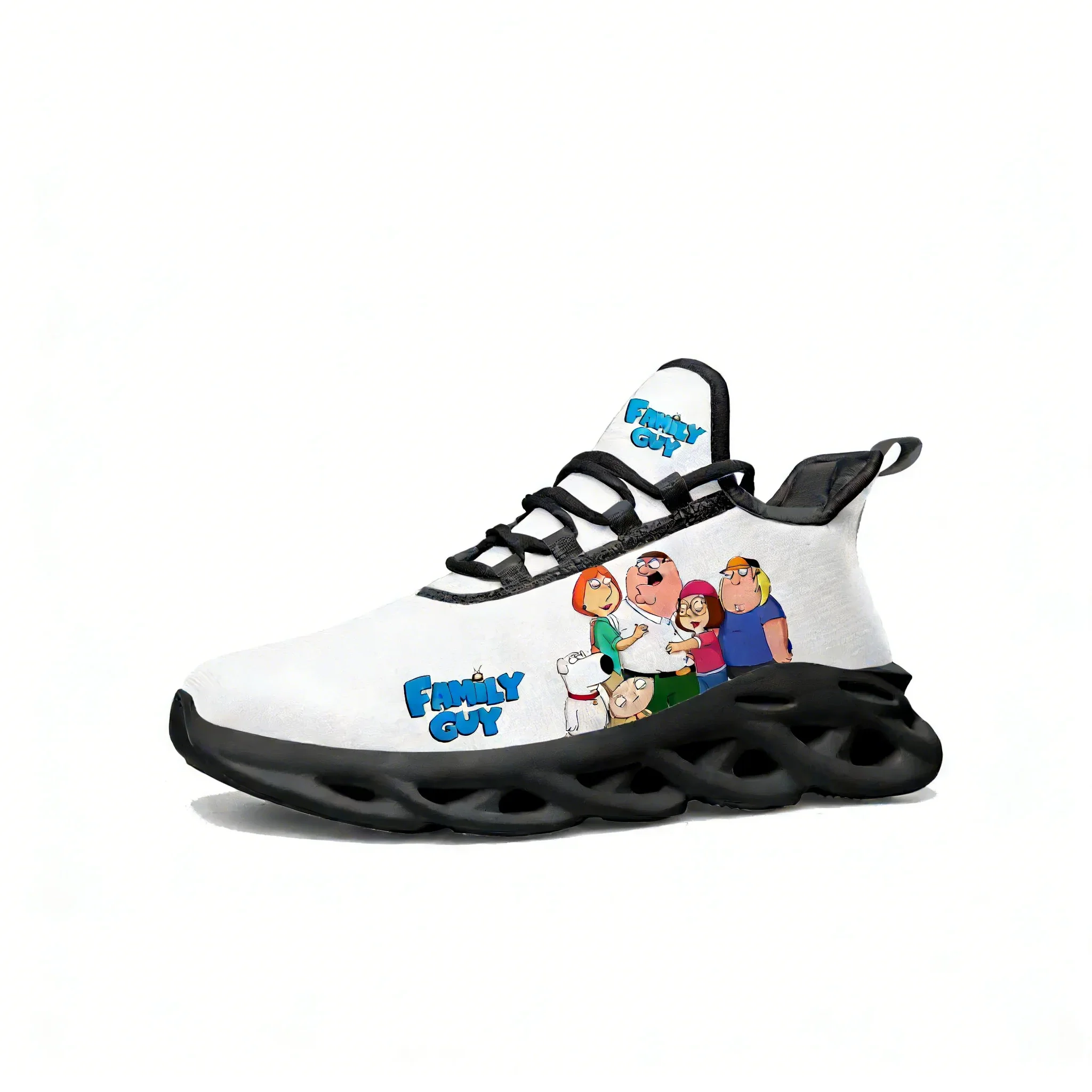 

Family Guy Lace Mesh Shoes Flat Sneaker Mens Womens Sport Running Shoe Sport Sneakers Comfortable Cartoon Customized Footwears
