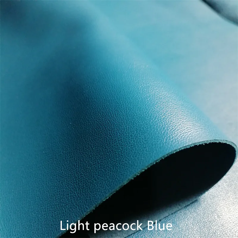 

1/1.1mm Peacock Blue Sheepskin. First Layer Leather. Real Leather Fabric. Handmade DIY For Inside. Shoes. Whole Sheepskin