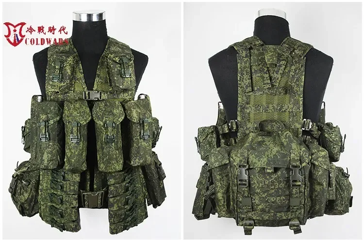 Neue russische Tarnung Taktische Weste 4. 6sh117 Grün 5kg