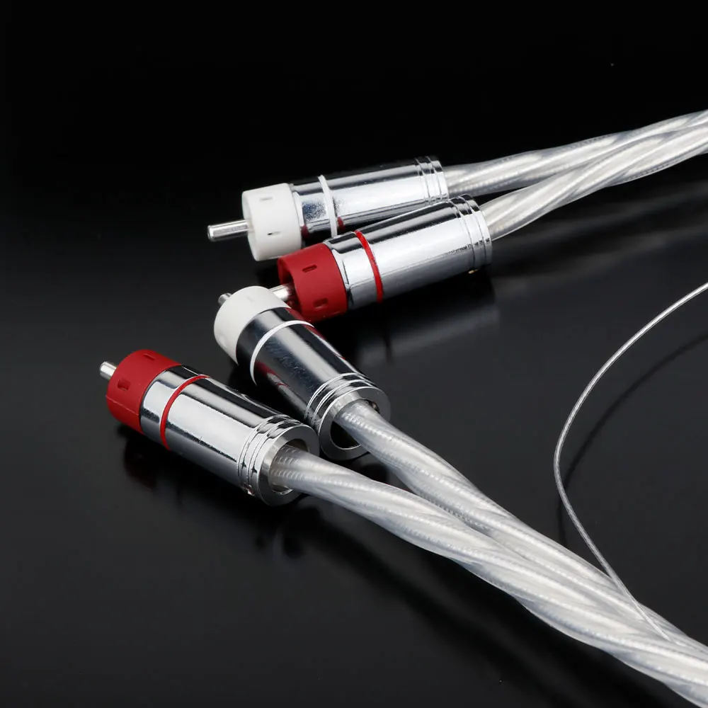 Nordost ODIN HI-END HIFI Fever Audio RCA Signal Cable Souble Lotus Sterling Silver Audio Cable CD Amplifier Tube Cable