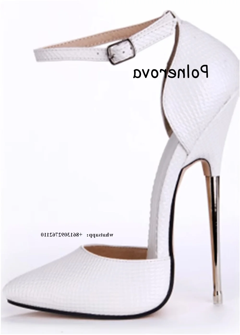 Gingham Sandals Metal Thin High Heels Women's Shoes Metal Buckle Winding Tie Summer Party Pointed Toe Hollow Solid Sandals