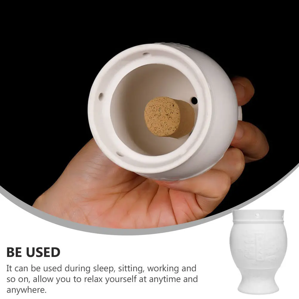 Ceramic Moxa Box for Moxibustion Therapy – Improves Circulation, Relieves Arthritis & Fatigue, Enhances Recovery