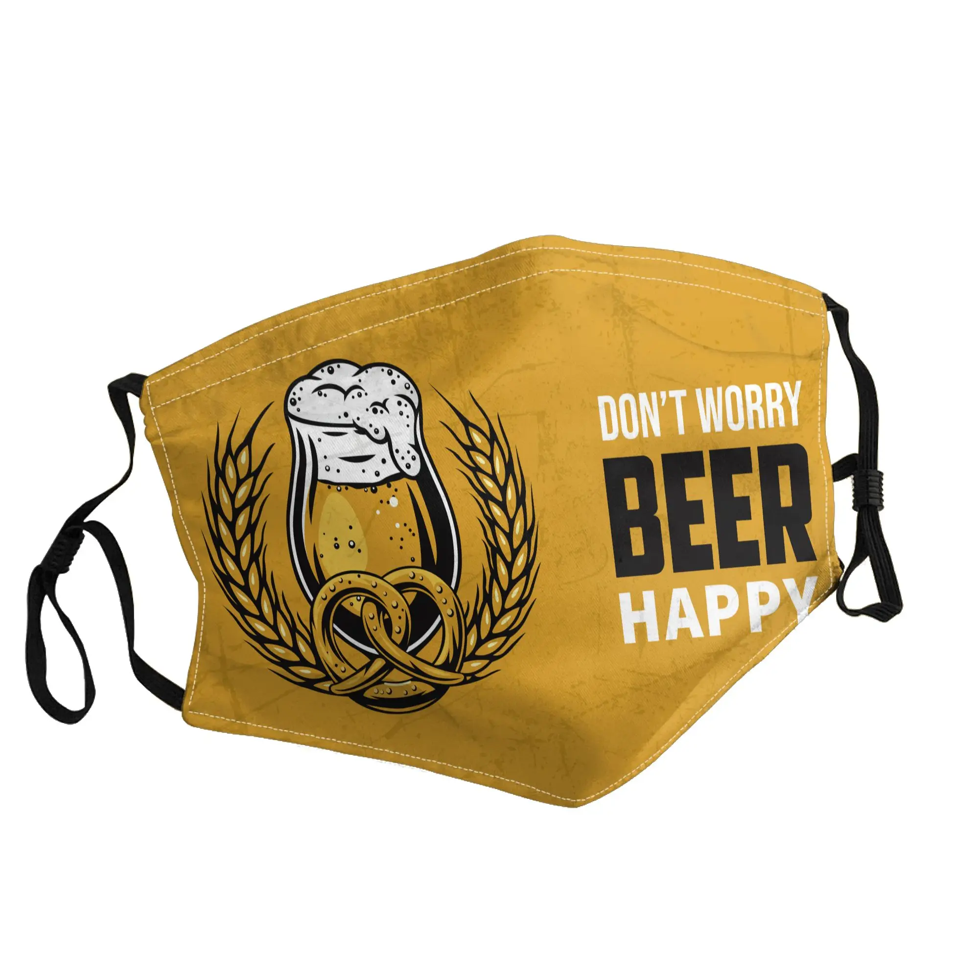 

Vintage Beer Art Mask Unisex Outdoor Fashion Printed