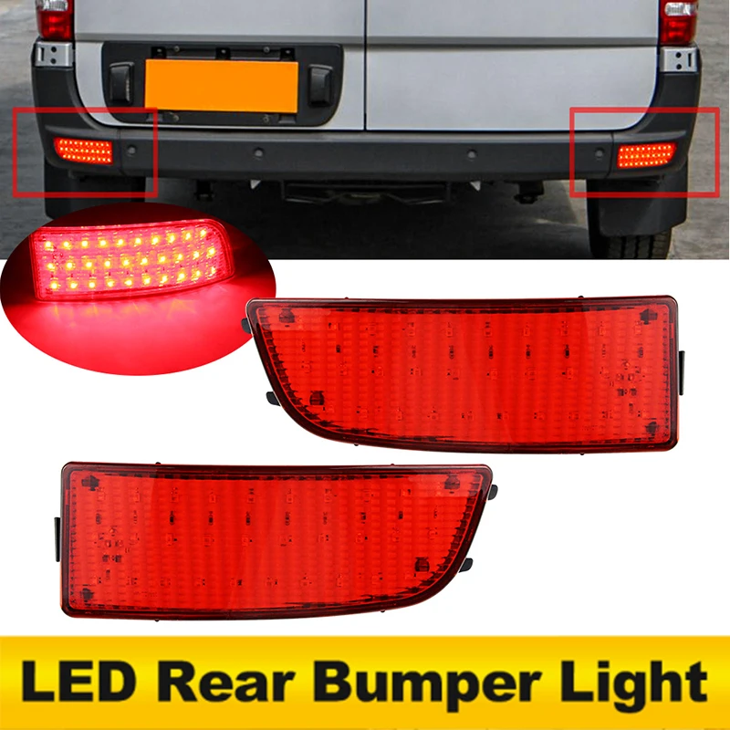2 uds luces LED reflectoras de parachoques trasero para Mercedes Benz W906S 07-17/para Dodge/para Freightliner/para VW CRAFTER sprinter 68260140