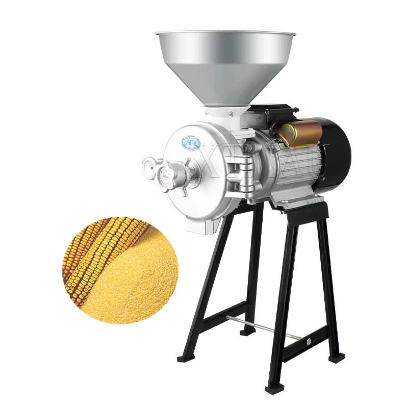 Electric Grain Mill Grinder Commercial Grinding Machine For Dry Grain Soybean Corn Spice Coffee Bean Crusher Pulverizer