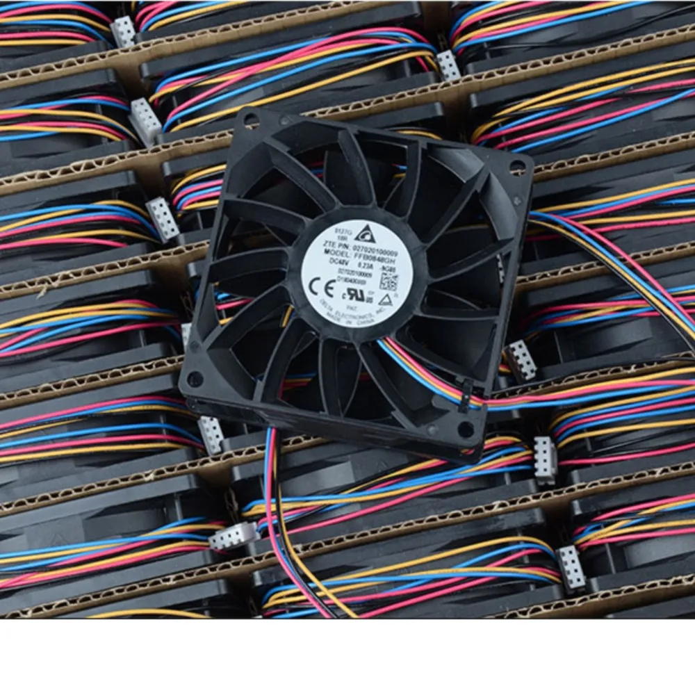 48v fan FFB0848GH DELTA 8025 48V 0.23A 8CM  PMW ball bearing cooling fan