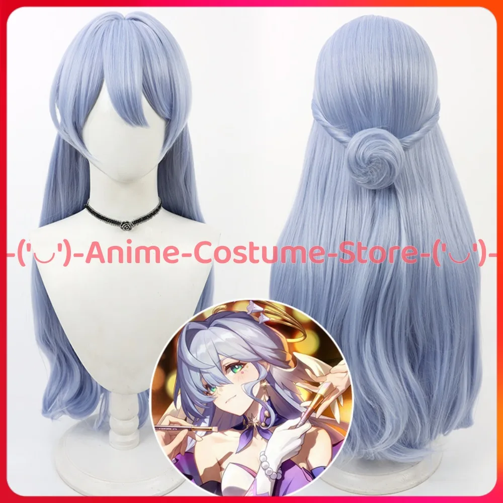 

Honkai: Star Rail Робин Косплей Парик Аниме Игровой Персонаж Хэллоуин Карнавальный Костюм Парики Термостойкие Синтетические Волосы