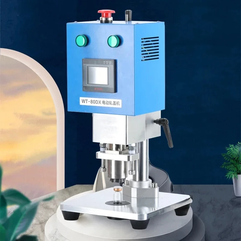 

WT-80DX 13mm 15mm 20mm Electric Desktop Aluminum-plastic Cap Glass Bottle Cap Machine