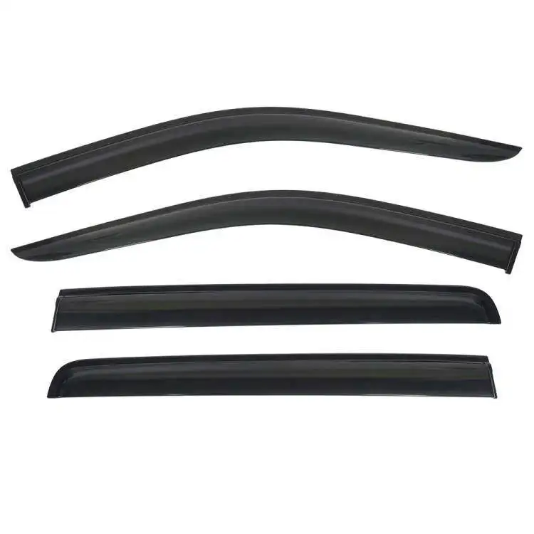 In Channel Rain Guards Wind Deflector Window Visor For Chevrolet Chevy Silverado 1500 GMC Sierra 2019-2021 Door Vent