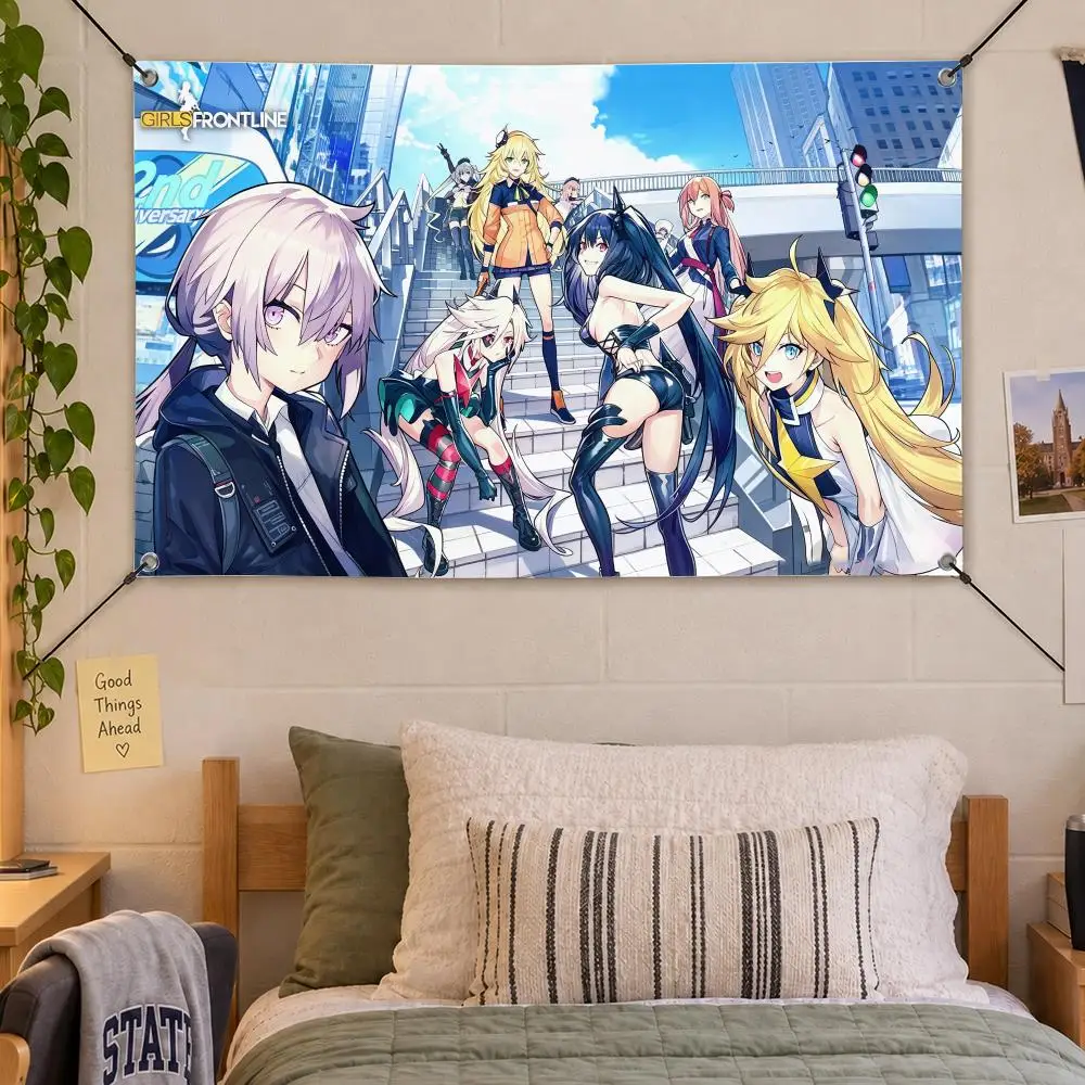 Game Tactical Girls' Frontline Flags Decorative Flag Banner Indoor Bedroom Dorm Gaming Room Wall Party Club Decor Fan Gift