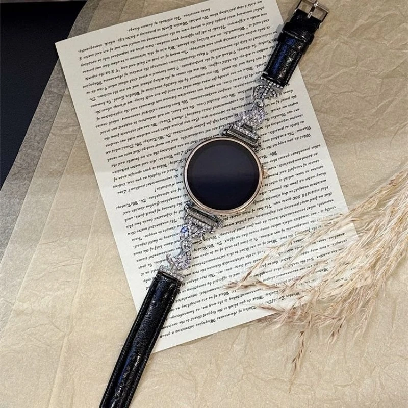 Нишевый S-образный ремешок со стразами подходит для ремешков Huawei GT5/GT5 Pro/GT4/GT2/3/4 22 мм/20 мм/18 мм.