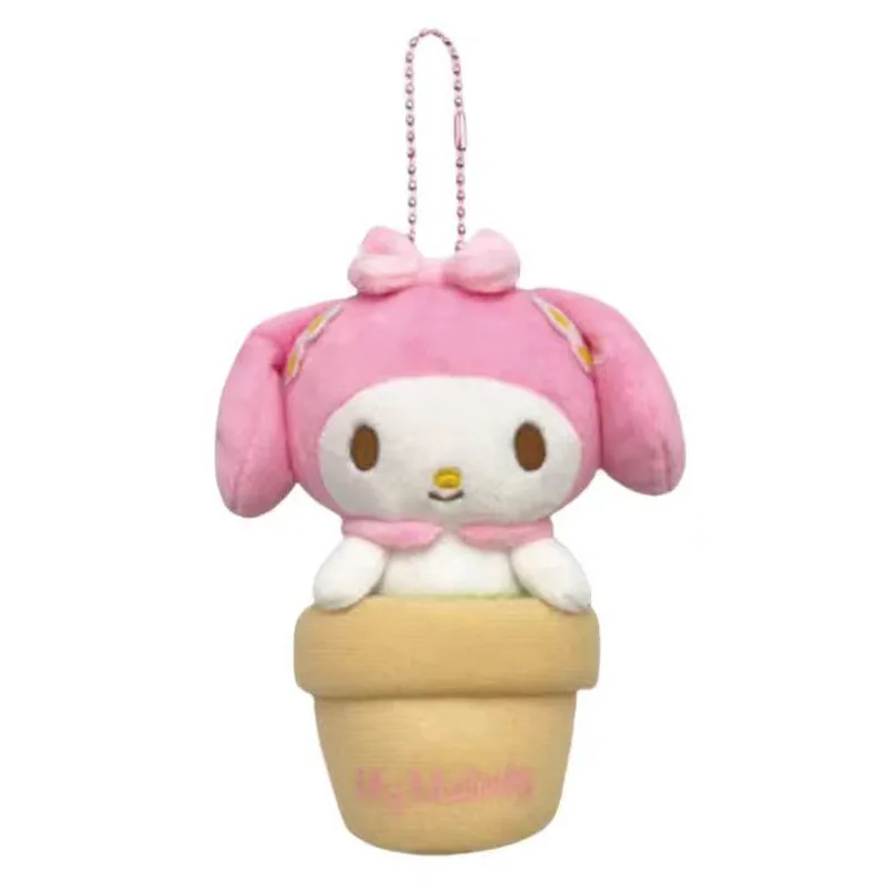 かわいいサンリオ ハローキティ マイメロディ フラワーポット ぬいぐるみ バックパック キーホルダー コインケース 財布 女の子 誕生日プレゼント クリエイティブギフト
