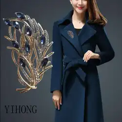 Rhinestone Corsage High-End Temperament Simple Brooch Woolen Coat Windbreaker Decorative Buckle Jewelry