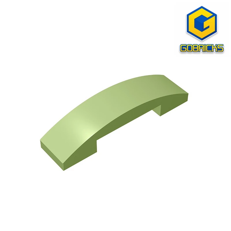 

MOC PARTS GDS-831 Slope, изогнутый двойной конструктор 4x1, совместимый с lego 93273, детские игрушки, сборки, технические строительные блоки