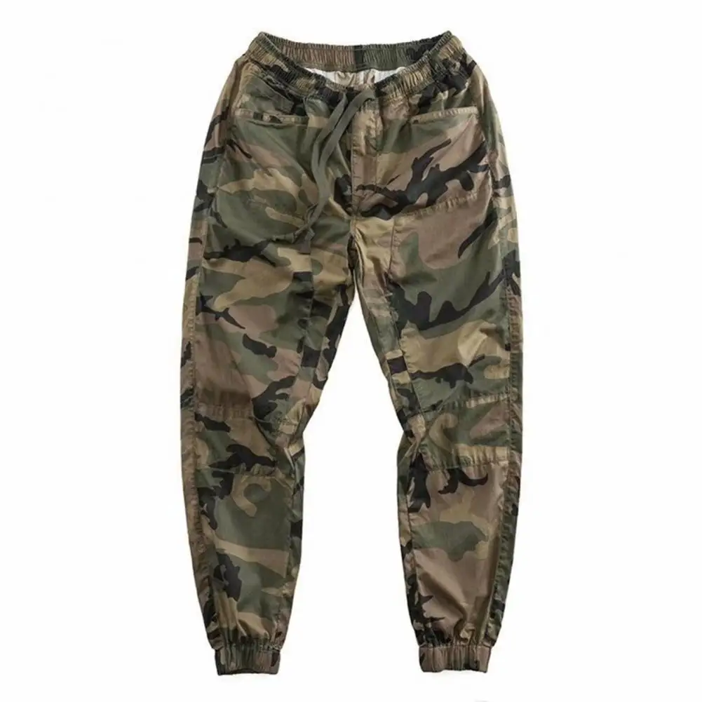 Joggers Cargo Pants Men Harem Pants Camouflage Man Breathable Sweatpants Streetwear Elastic Waist Casual Plus Size Trousers